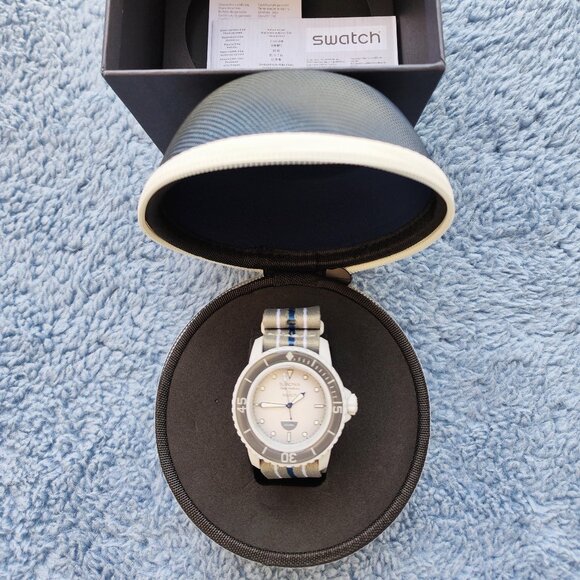 Swatch X Blancpain Fifty Fathoms Antarctic - Picture 7 of 7